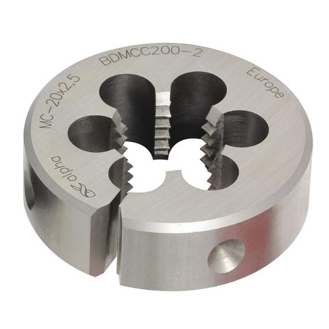 BUTTON DIE CHROME UNF 3/8 X 1 INCH O.D
